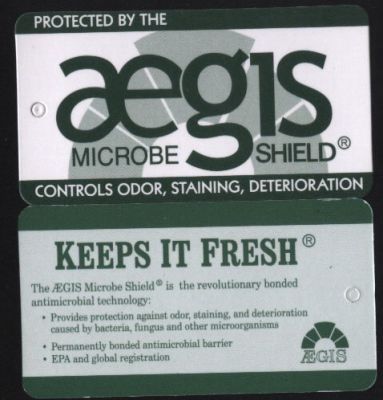 AEGIS (AEM5700&AEM5772/5) -- Antimicrobial agent moldproof manufactured by DOW CORNING. Approved by EPA, AEGIS MICROBE SHEILD can be applied in all kinds of household goods
